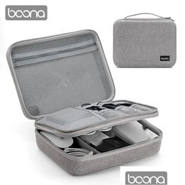 Tablet Pc Cases Bags Case Boona Eva Hard Shell Electronic Organiser For Ipad Pro 11 Inch Drive S Earphones Cell Phone Ac Adapter M Dhnv9