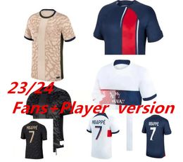 MBAPPE Soccer Jerseys Soccer 2024 Maillots Football Shirt Jersey Men KANGIN O DEMBELE G.RAMOS KOLO MUANI UGARTE 999