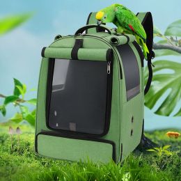 Bags Pet Parrot Backpack Suit Carrying Cage Cat Dog Outdoor Travel Breathable Carrier Bird Canary Waterproof Transport Bag Birds Supp