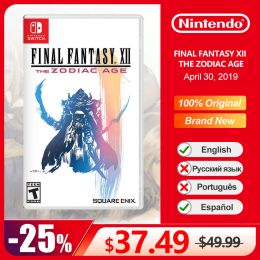Deals Final Fantasy XII The Zodiac Age Nintendo Switch Game Deals 100% Official Physical Game Card for Switch OLED Lite Game Console