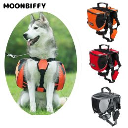 Carriers Saddlebags Pack Dog Reflective Hound Outing Camping Backpack Saddle Bag For Small Medium Large Lightweight Backpack Pet Items