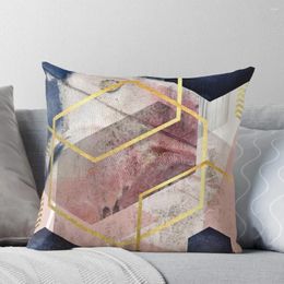 Pillow Abstract Geo Throw Year Embroidered Cover