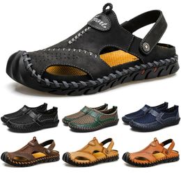 Casual Shoes Men Women GAI Trainer Triple Black White Red Yellow Green Blue Peach Purple Sneakers Slide Six 38161