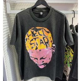 Hellstar T Shirt High Street Hip Hop Alphabet Print for Summer Shirt Men Designer T Women Mens Oversize Tshirt Woman Man Tee Clothes Graffiti Lettering Vintage 112