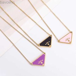 Luxury Pendant Necklaces Designer gold silver pendants necklace female 18K Gold Plated Sweater Necklace Wedding Party Jewellery Accessories 240302