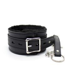 PU Leather Neck Collars with Leash Sexy Neck Cuffs BDSM SM Harness Bondage Restraints Flirting Sex Toys for Women Adult Game3908745