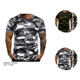 Men's Casual Shirts Summer T-shirt Male Clothes Men Top Colorfast Soft Great Handsome