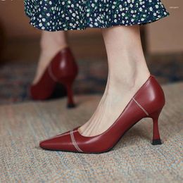 Dress Shoes Sexy Pointed Toe Women High Heels Summer Sandals Designer Spring Party 2024 Walking Pumps Zapatillas Mujer