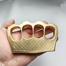 Solid Brass Sturdy Knuckle Duster Self-defense Broken Windows Outside Boxing Grappling Fighting Protective Gear