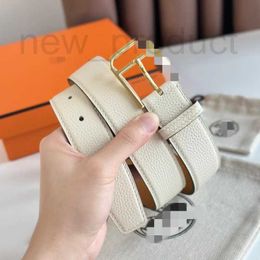 Belts Designer High end men's belt top layer cowhide belt with lychee pattern men's belt needle buckle casual business belt K2WW