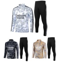 2425 New Popular Jerseys real madrid football jersey Training Shirt Long Sleeve Special edition Track Jacket Adult Kids Sports Equipment Euro Size training Set