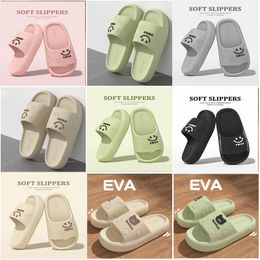 Slippers Simple Couple Massage Womens Slippers Soft Bottom EVA Solid Colour Home Bathroom Ladies Slides Non-slip Smelly Mens Slippers serinteterie ineytwqiein