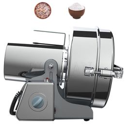 Electric Grain Mill Grinder Machine Spice Commercial 220V Superfine Powder Grinding Pulverizer Stainless Steel