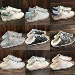 Italy Brand Golden Sneakers Gooseity Star akers Italy brand Sneaker Women Casual Shoes Spuerstar Sabot Diamond Designer Shoes Sequin Classic 2023 White DoOld D