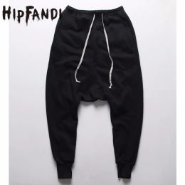 Pants HIPFANDI joggers Casual Trousers Harem Pants Men Black Fashion Swag Dance Drop Crotch Hip Hop Sweat Pants Sweatpants For Men