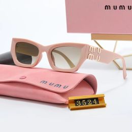Herren-Sonnenbrille mit ovalem Rahmen, Miu-Sonnenbrille, Designer-Sonnenbrille, strahlenbeständig, Persönlichkeit, Retro-Brille für Herren, hochwertig, mit Box