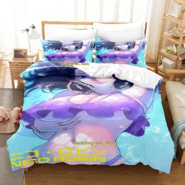 sets Nico Robin Bedding Set Single Twin Full Queen King Size Bed Set Adult Kid Bedroom Duvetcover Sets 3D Print Anime Bed Sheet Set