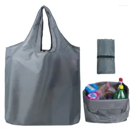 Shopping Bags Bag Portable Foldable Supermarket Shop Universal Waterproof Solid Color Shoulder Handbag Reusable Pouch