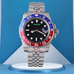 watch mens automatic mechanical ceramics watches 40mm full stainless steel Gliding clasp Swim wristwatches sapphire super luminous waterproof wristwatch