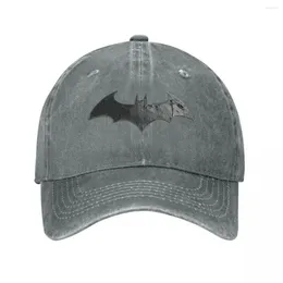 Ball Caps Casual Bat Man Logo Baseball For Men Women Distressed Denim Sun Cap Outdoor All Seasons Travel Adjustable Hats