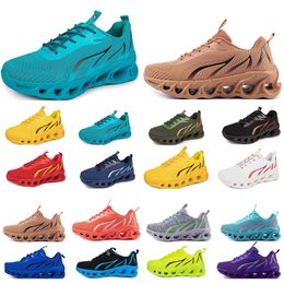 GAI running shoes for mens womens black white red bule yellow Breathable comfortable mens trainers sports sneakers46