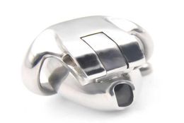 2021 Newest Stainless Steel Erotic Magic BDSM Bondage Lock Cage Device Gay Cock Ring Penis Sleeve Sex Toys For Men S08247839191