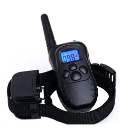 Collars 300m Remote Rechargeable And Waterproof Electronic Dog Training Collar With LCD Display for Pet Dog Stop Barking Collars 998DR