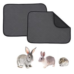 Cages Waterproof Bottom Pet Pee Pads Cage Liner Cage Bedding Set Machinewashed and Reused Cage Mat for Chinchillas, Rabbits, Hamster