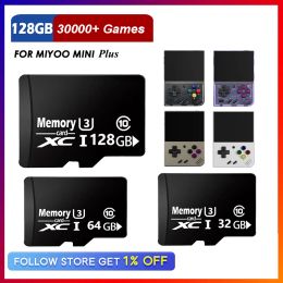 Players Memory Card TF Card SD card For MIYOO MINI PLUS Handheld Game Console Player 128GB 30000Games For Game Stick 32GB 64GB 128GB