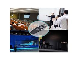 Wireless Presenter Controlers Red Laser Pointers Pen USB RF Remote Control Page Turning PPT Laser Pointer Presentation Accessories5357794