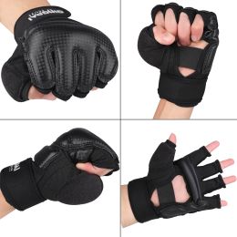 Products Taekwondo Gloves WTF Approve PU Leather Adult Kids MMA Boxing Glove Karate Martial Arts Kung Fu Protector Wing Chun Hand Guard