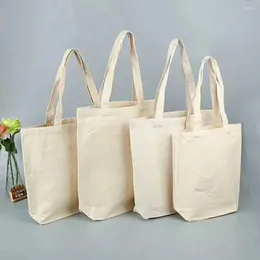 Shopping Bags Wholesale 100pcs/Custom Printed Recycle Foldable Cotton Canvas Fabric Women Tote Bag Reusable Grocery Package With