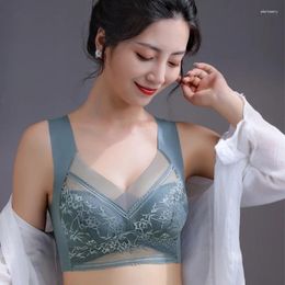 Bras Sexy Seamless Lace Underwear Bra For Women Push Up Top Women's Large Size Bralette Plus Brasier Without Underwir
