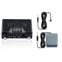 Connectors Tattoo Power Supply Double Dual Led 3digital Display Tattoo Hine Power Tattoo Pedal Clip Cord for Liner Shader Rotary Hine