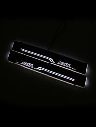 For Mitsubishi ASX 2013 2019 Acrylic Moving LED Welcome Pedal Car Scuff Plate Pedal Door Sill Pathway Light3376925