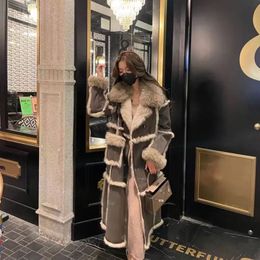 2024 Leather and fur integrated coat for women's new Korean coat, popular on the internet, hot selling mink fur, environmentally friendly fur trend