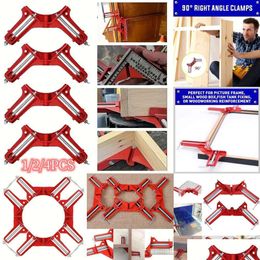 Storage Bags New Storage Bags Diy Right Angle Clamp 90 Degrees Corner Glass/Fishbowl/Po Frame/Picture Frame Fixing Clip Woodworking Ha Dhmhl