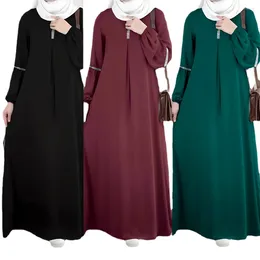 Ethnic Clothing Eid Saudi Arabia Dubai Abaya Women Casual Sequin Sundress Outfit Fashion Muslim Dress Robe Elegante Islamic Vestidos