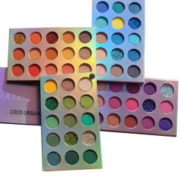 Shadow 2022 Coco Urban 4 in 1 Color Board Eyeshadow Palette 60 Colors Neon Yellow HighPigment Glitter Highlighter Eye Shadow Powder