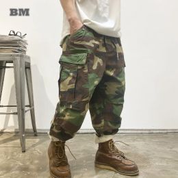 Pants High Quality Military Army Green Camouflage Tactical Cargo Pants Men Clothing American Streetwear Baggy Trousers Loose Joggers