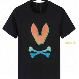 2024 Bunny Pattern Skull irts Top Cotton O-neck Short Sleeve Tshirt Print Ghost Rabbit Polo Shirt Summer Mens Tee Designer Tshirts Half Sleeves M-3XL Tsh s