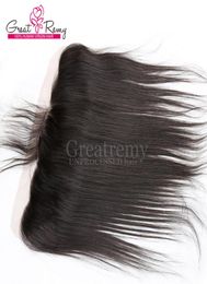 100 Indian ear to ear Unprocessed Lace Frontal Hairpieces Closure 134 Straight Natural Colour Cheap Lace Frontal Human Hair with 2435735