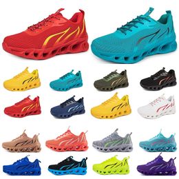 running shoes for mens womens black white red bule yellow Breathable comfortable mens trainers sports sneakers39