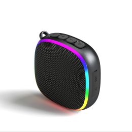 Speakers eppfun Bluetooth Speaker Outdoor IPX7 Waterproof 10W BT5.3 Loudspeaker Stereo Surround Speaker with Cool Pulsing EQ Lights