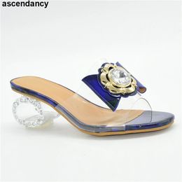 Latest Shoes for Women Sandals Fashion Clear Heels High Sexy Ladies Dress 240301