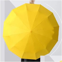 Umbrellas Bag Cute Umbrella Parasol Kids Beach Uv Matic Yellow Retractable Kawaii Windproof Guarda Chuva Outdoor Drop Delivery Dhzb5