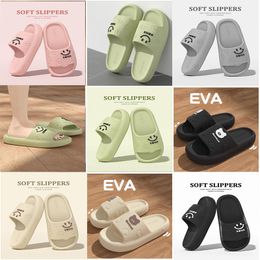 Slippers Simple Couple Massage Womens Slippers Soft Bottom EVA Solid Color Home Bathroom Ladies Slides Non-slip Smelly Mens Slippers serinteterie ineytwqieineq