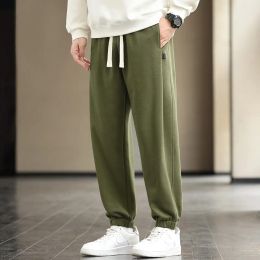 Pants New Autumn Winter Men's Sweatpants Baggy Jogger Pants Hip Hop Streetwear Ankle Length Cotton Casual Loose Trousers Plus Size 8xl