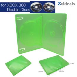 Cases Replacement Case For XBOX 360 Game Double Disc Spare Green Box 2 CD