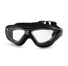 Professional Racing Swimming Goggles Unisex Swimwear Eyewear Adjustable Transparent PC Anti-fog Lens Glasses